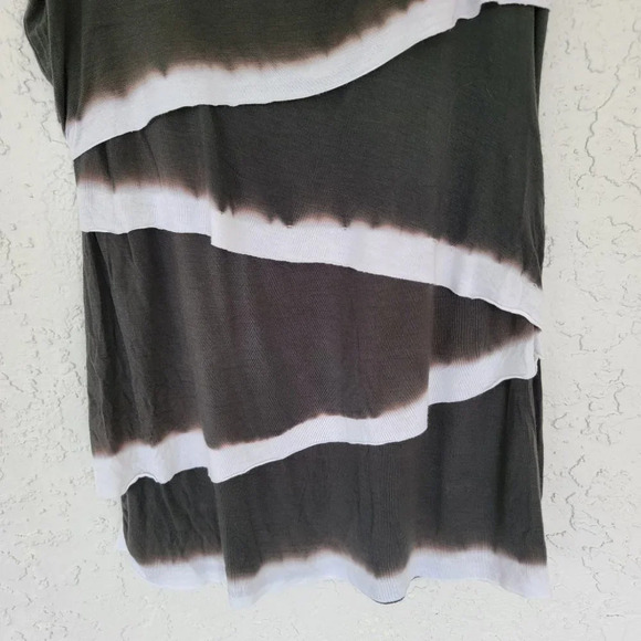 Freiss Original Tank Top Tie Dye Accent Rayon Stretchy Dark Gray Womans S - Picture 3 of 9